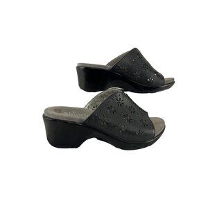 Alegria Sasha Black Burnish Step-In Shoes Women’s EU Size 38